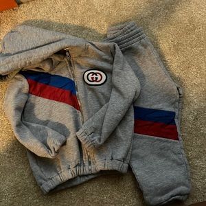 Authentic Gucci Matching Sweatsuit